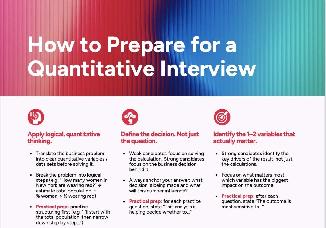 Quantitative Interview